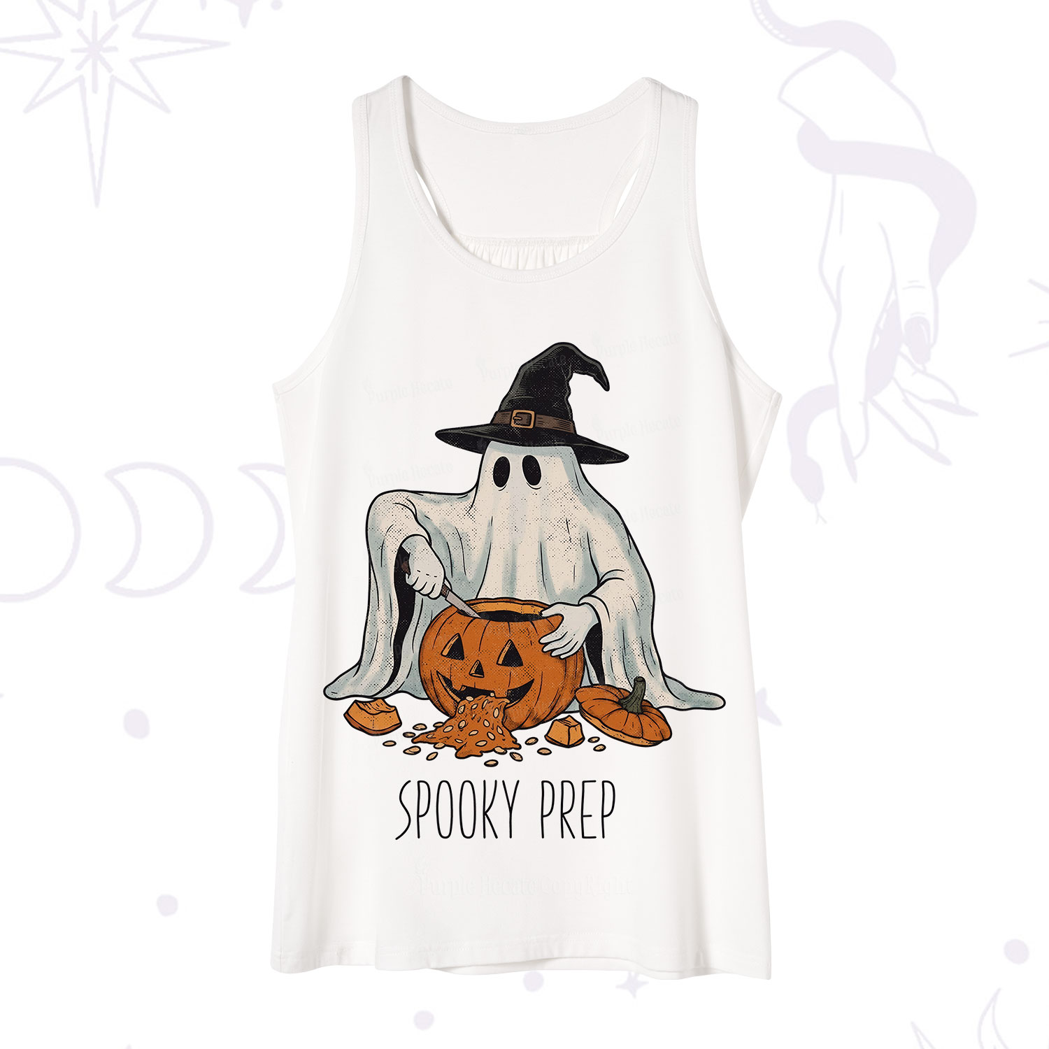 Purplehecate Spooky Prep Ghost Tank