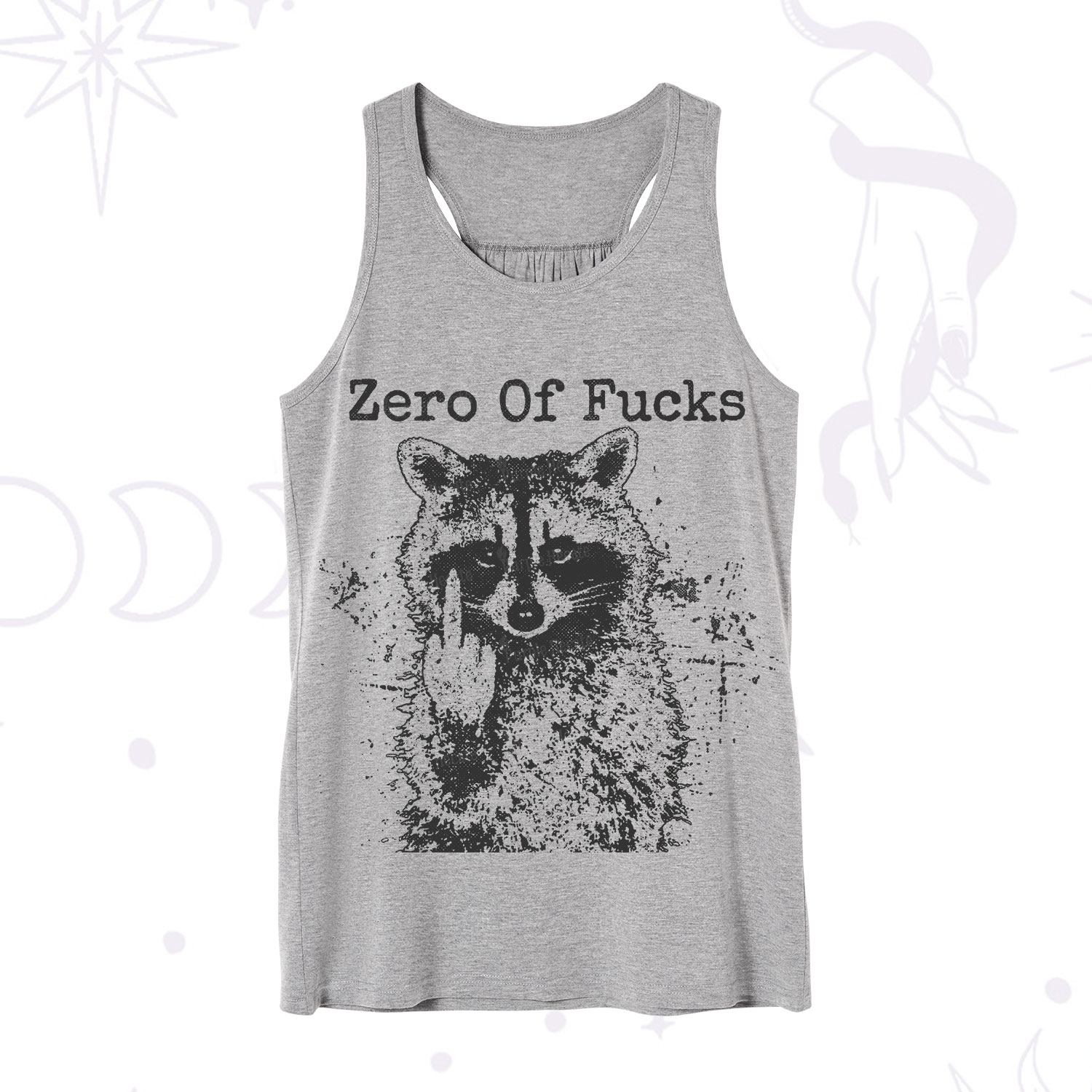 Purplehecate Zero Of Fucks Raccoon Tank