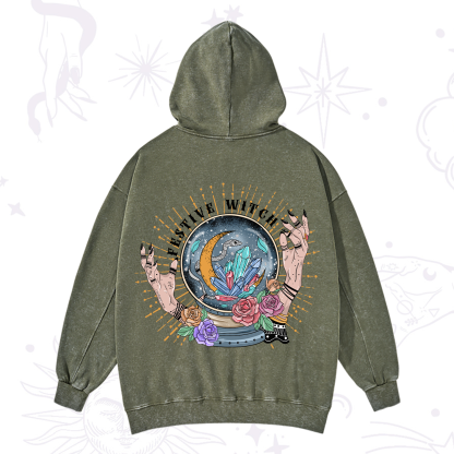 Purplehecate Festive Witch Washed Hoodie