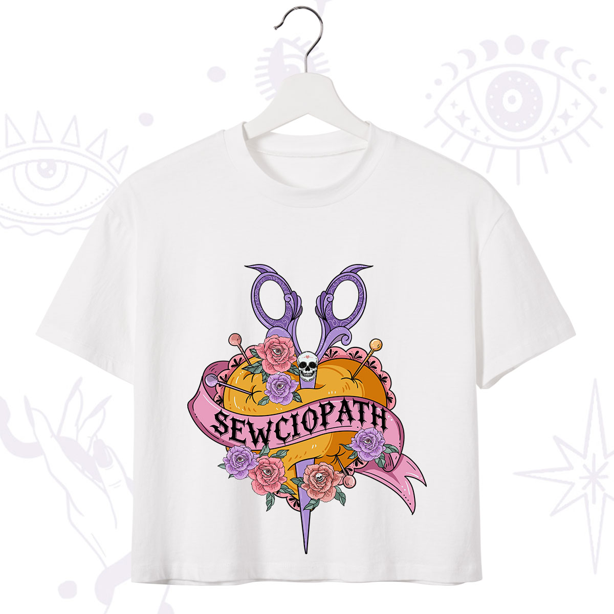 Purplehecate Sewciopath Crop T-Shirt