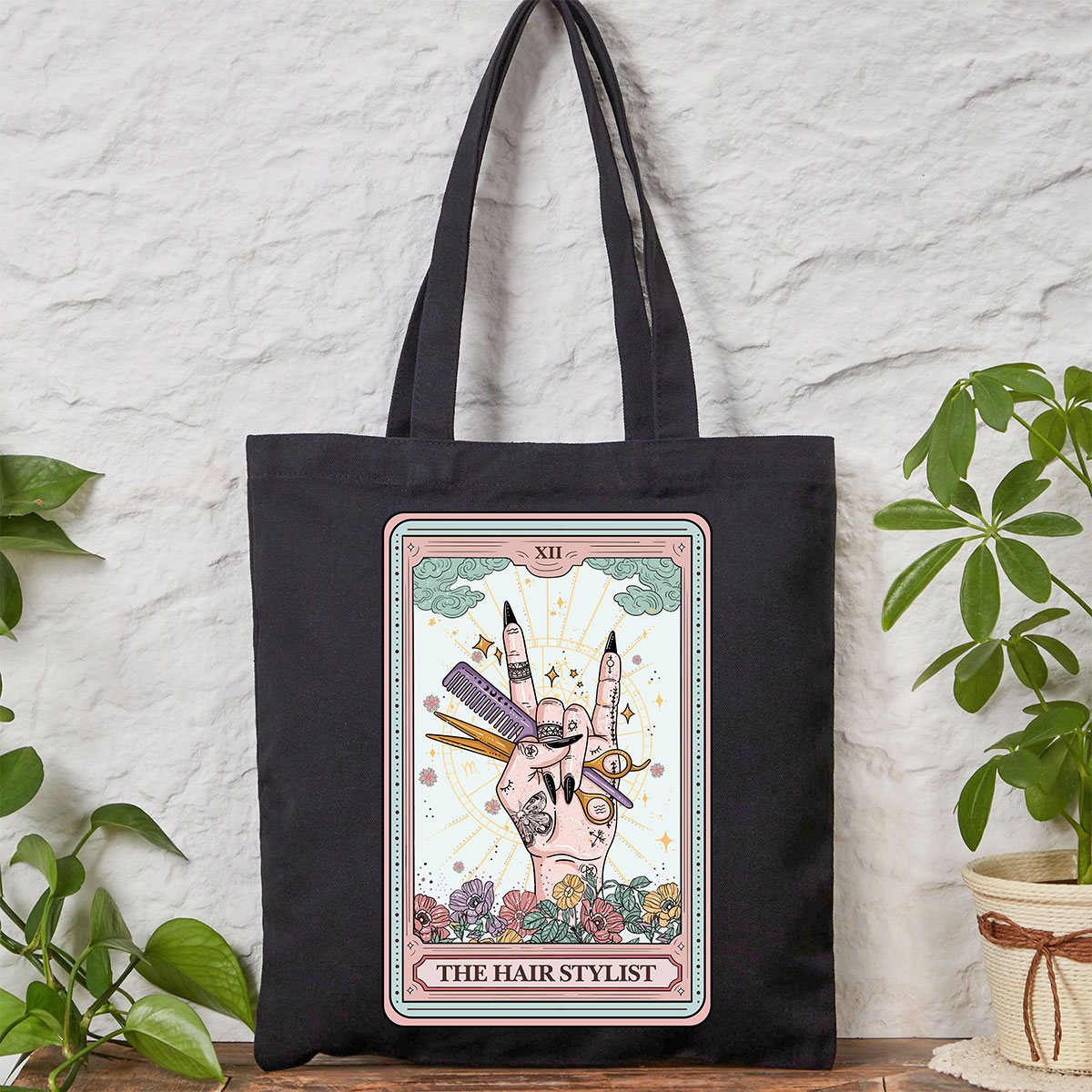 Purplehecate The Hair Stylist Tarot Tote Bag