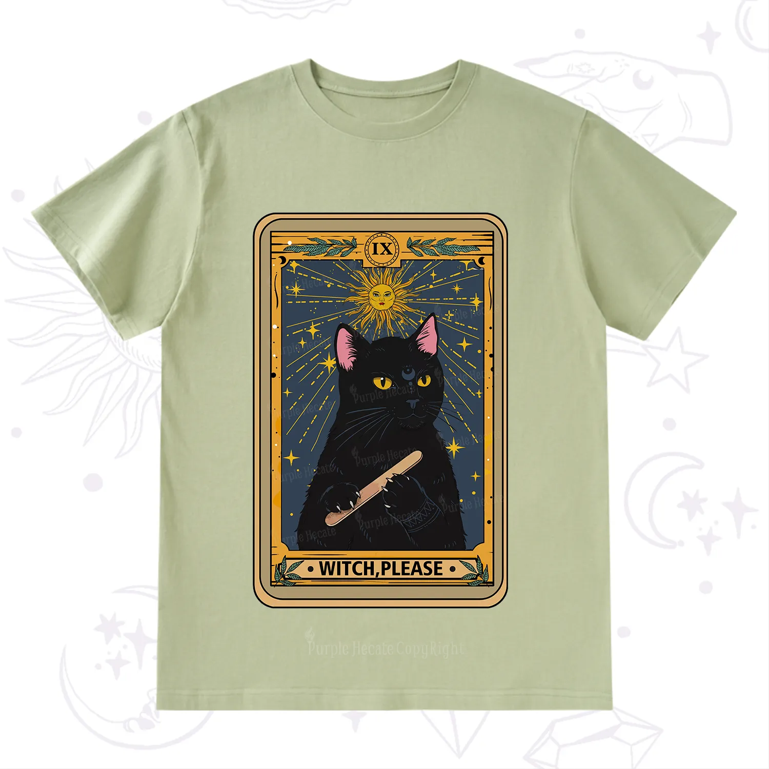 Purplehecate The Witch Please Tarot T-Shirt