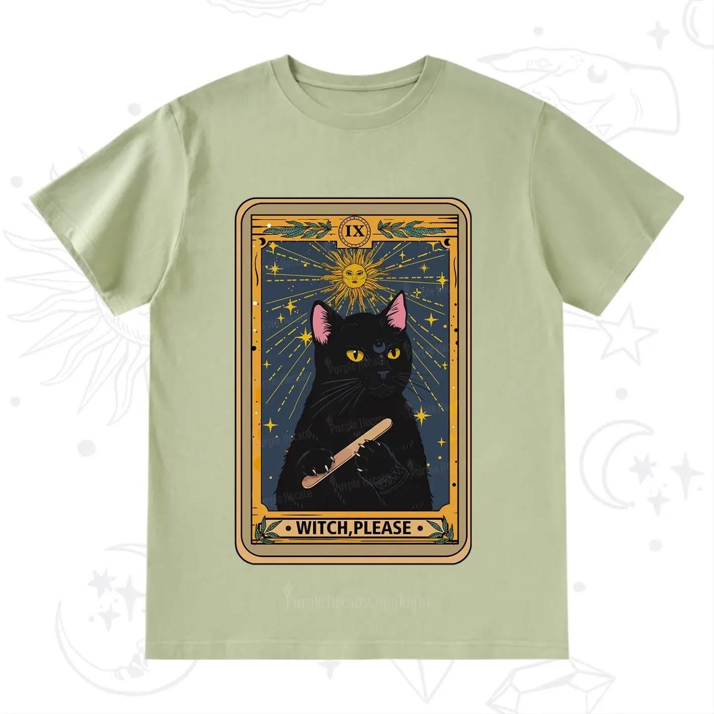 Purplehecate The Witch Please Tarot T-Shirt