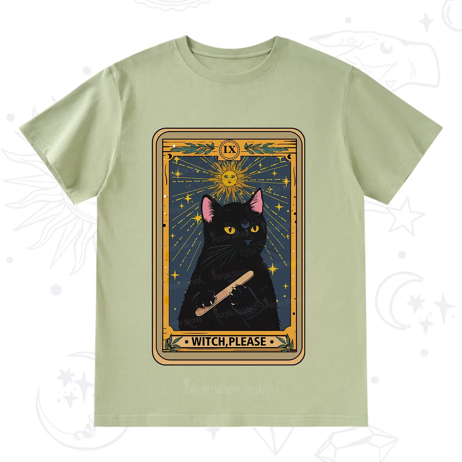 Purplehecate The Witch Please Tarot T-Shirt