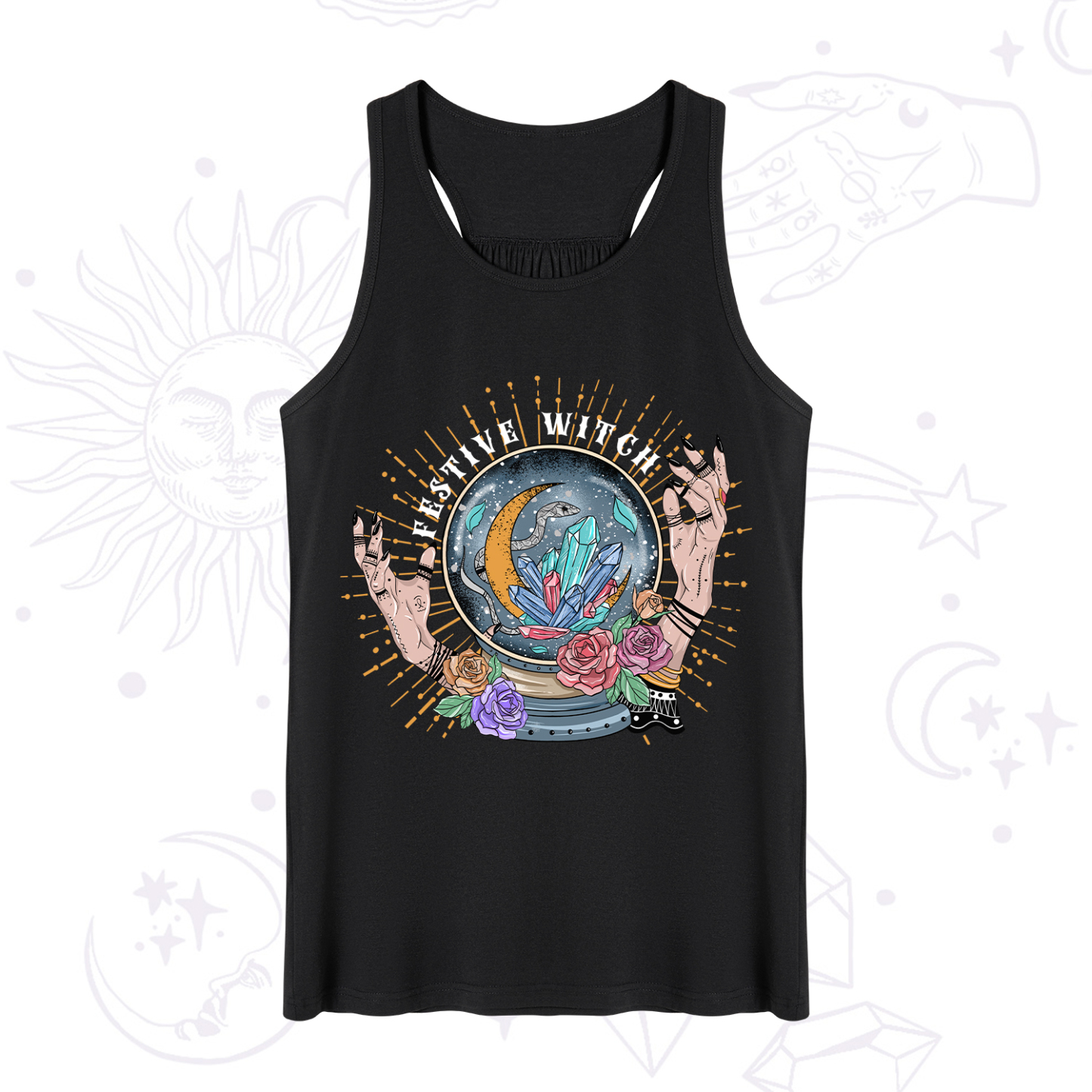 Magic Purplehecate Festive Witch Tank