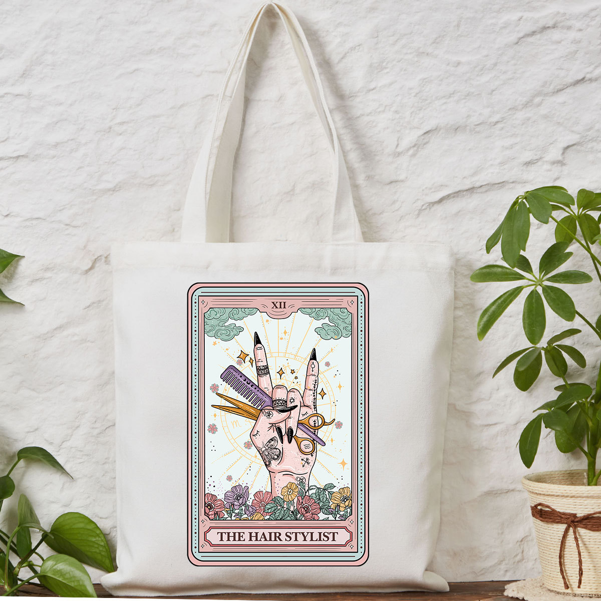 Purplehecate The Hair Stylist Tarot Tote Bag