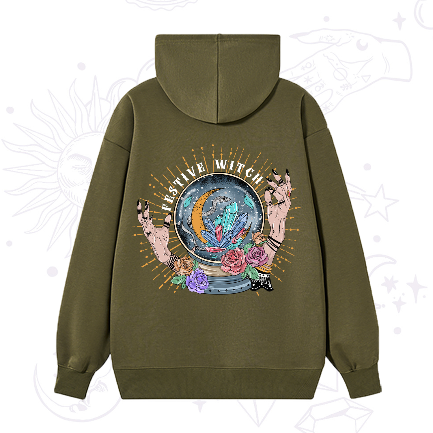 Purplehecate Festive Witch Hoodie