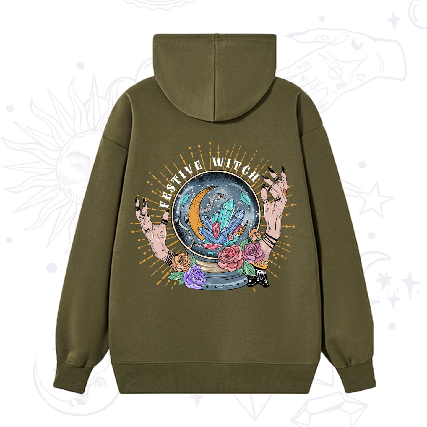 Purplehecate Festive Witch Hoodie