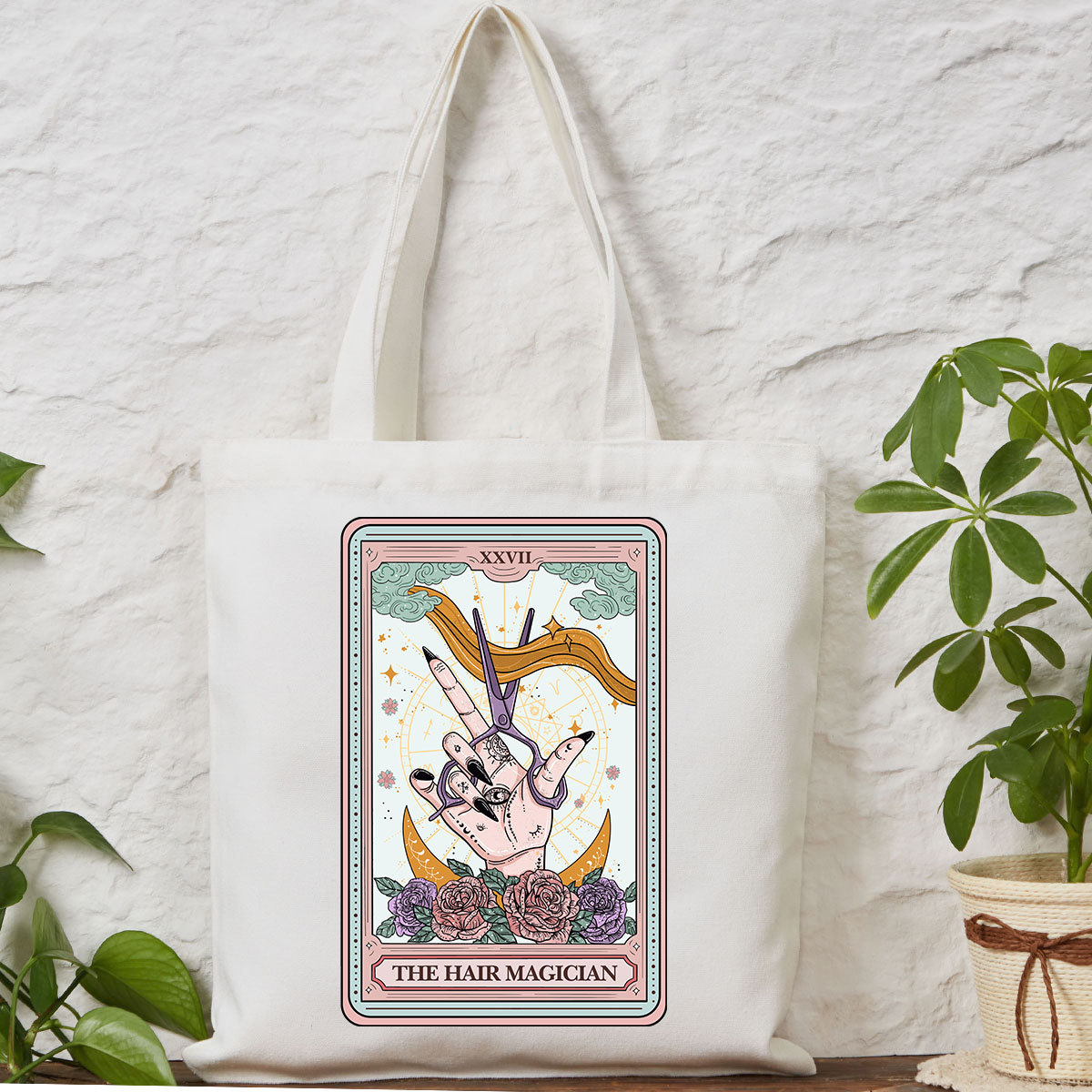 Purplehecate The Hair Magician Tarot Tote Bag