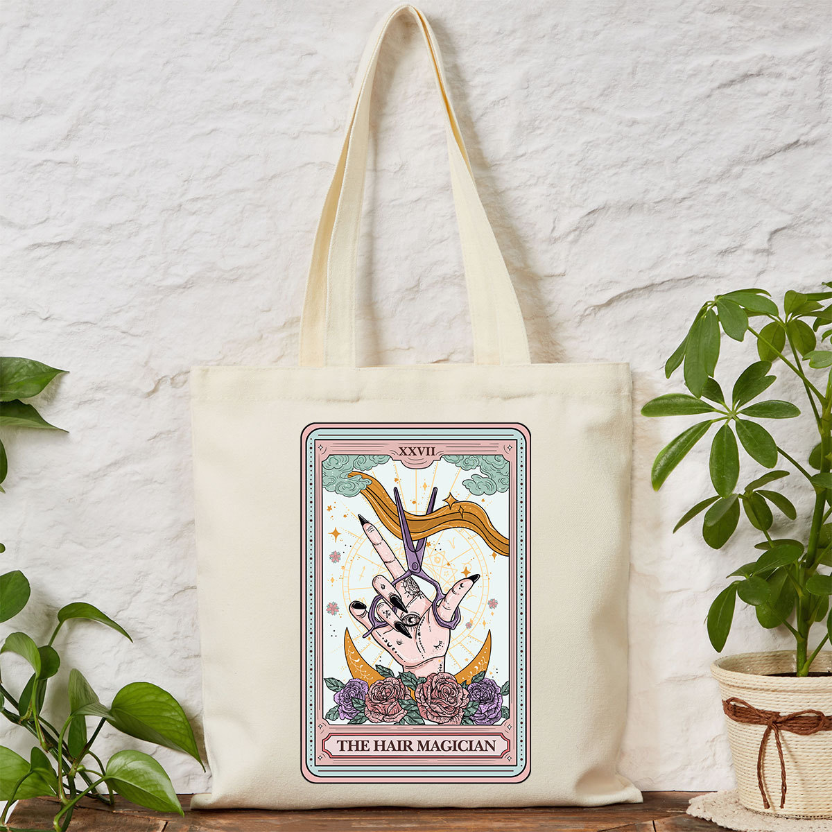 Purplehecate The Hair Magician Tarot Tote Bag