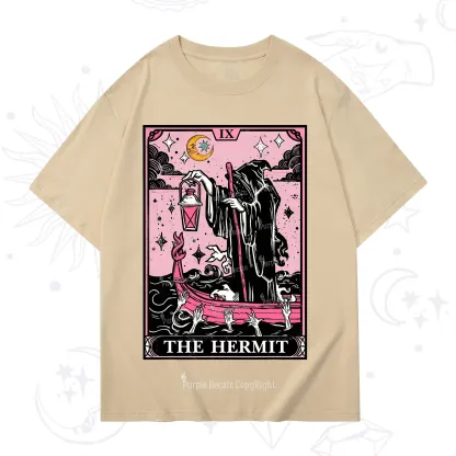 Purplehecate The Hermit Tarot Card T-Shirt