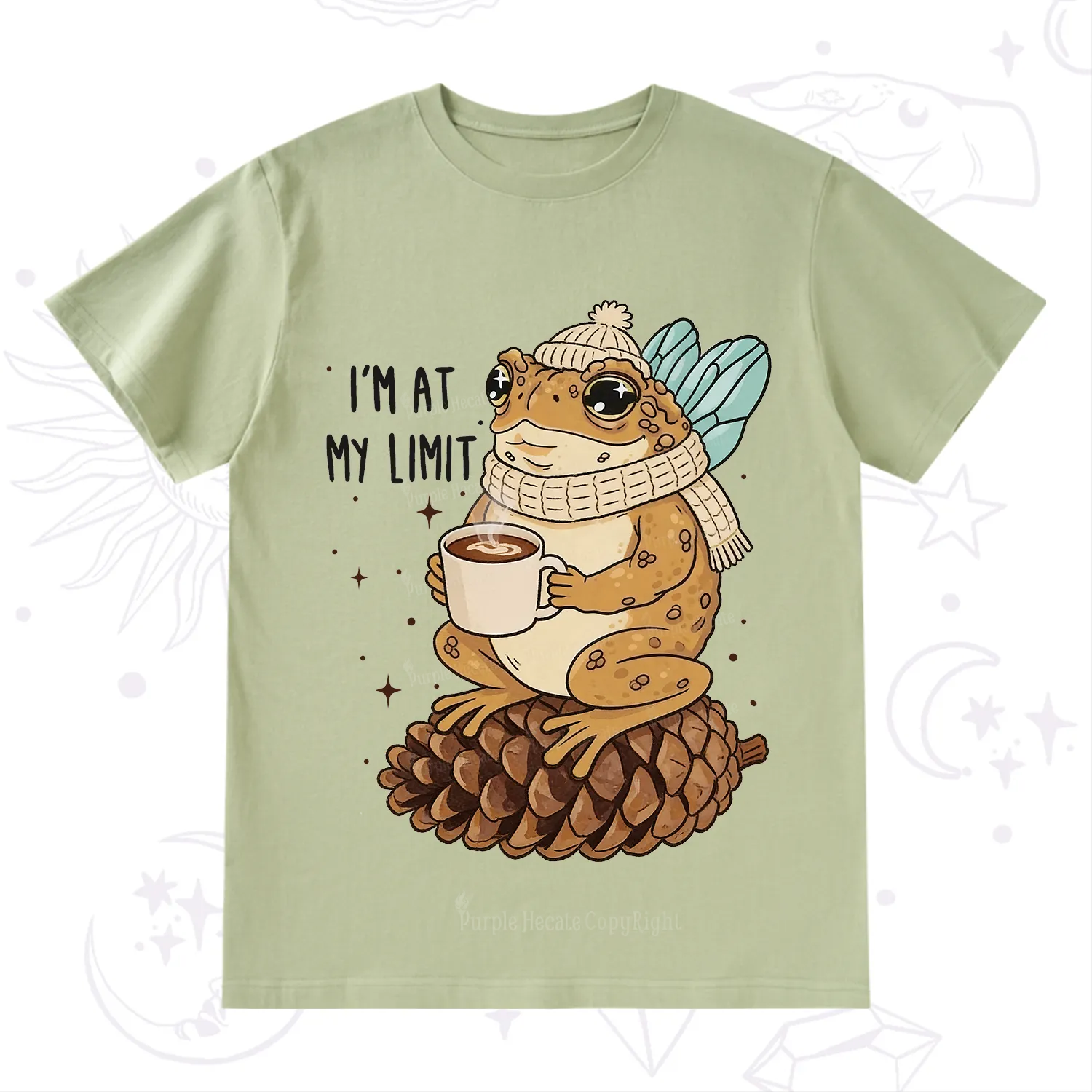 Purplehecate I'm At My Limit Funny Frog T-Shirt