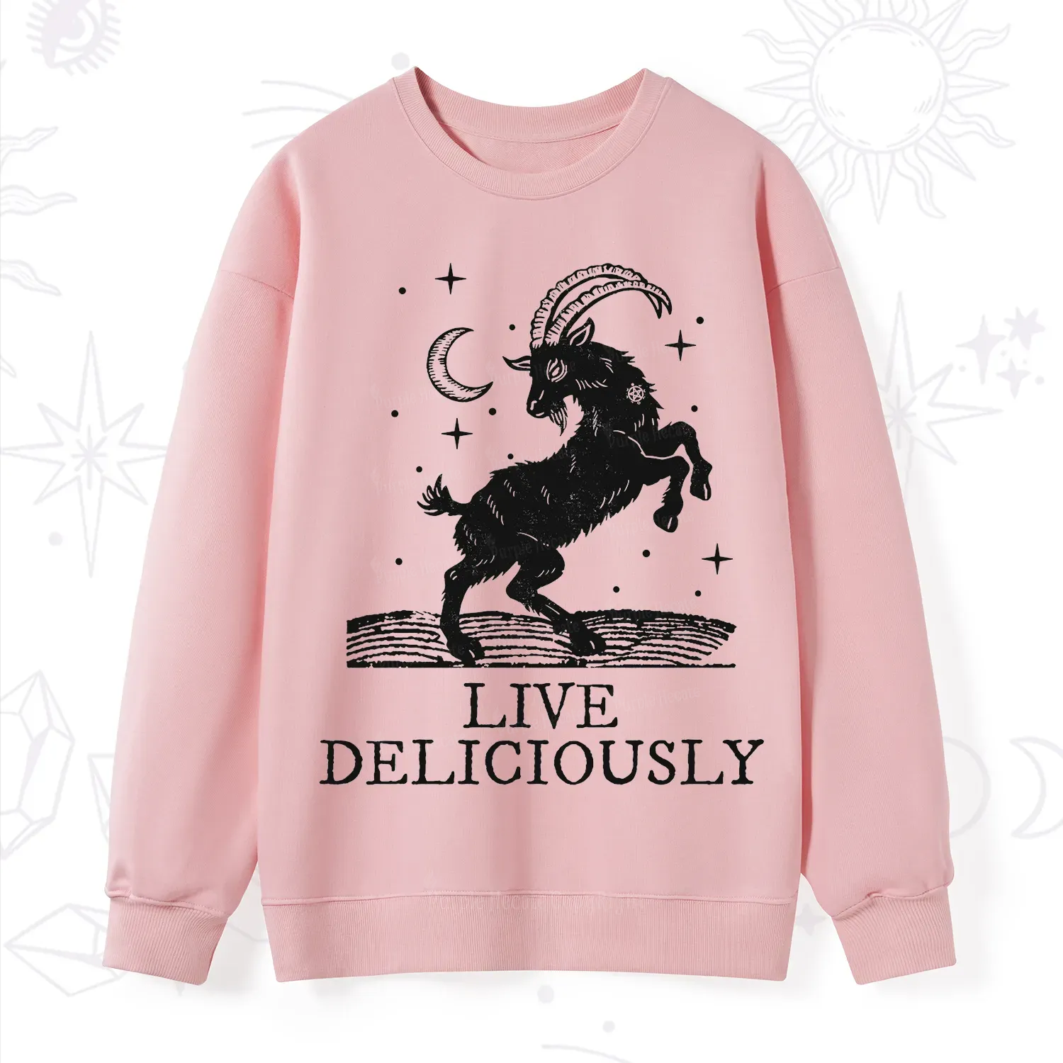 Purplehecate Live Deliciously Sweatshirt