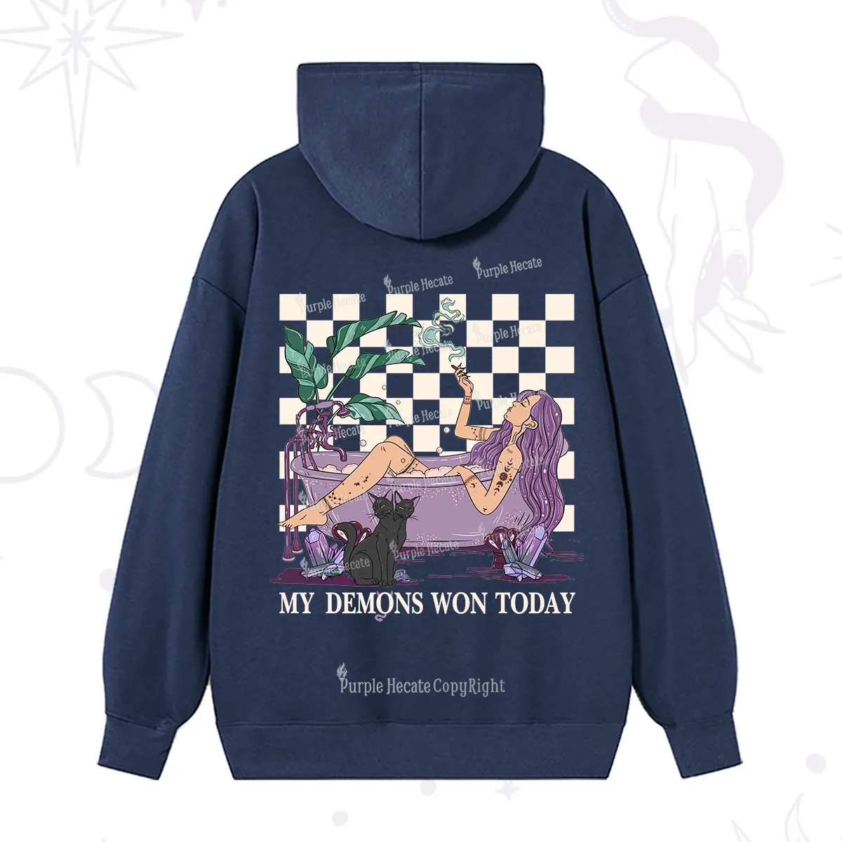 Purplehecate My Demons Won Today Hoodie