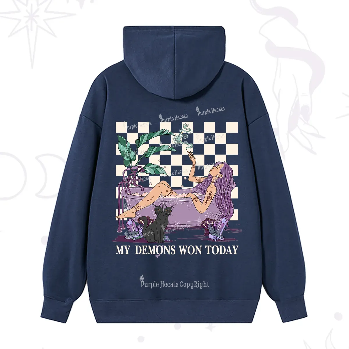 Purplehecate My Demons Won Today Hoodie