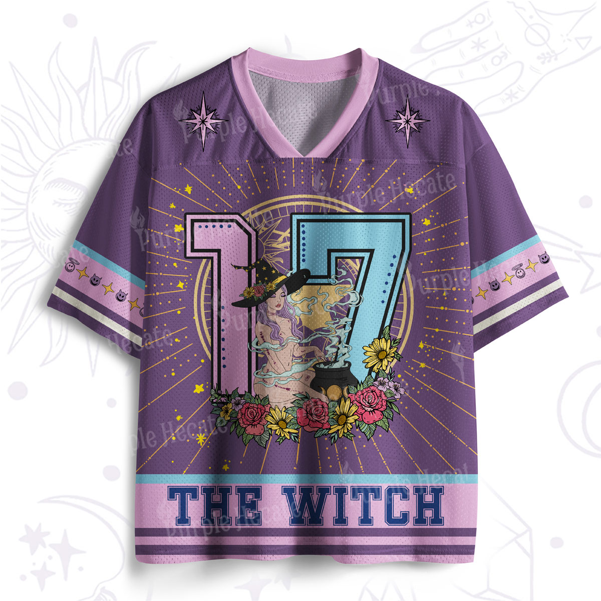 Purplehecate Arcana 17 The Witch Mesh Jersey