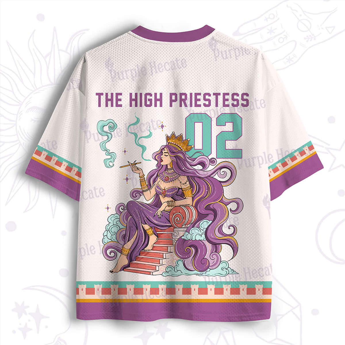 Purplehecate The Goddess High Priestess Mesh Jersey