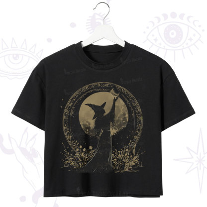 Purplehecate The Moon Witch Crop T-Shirt