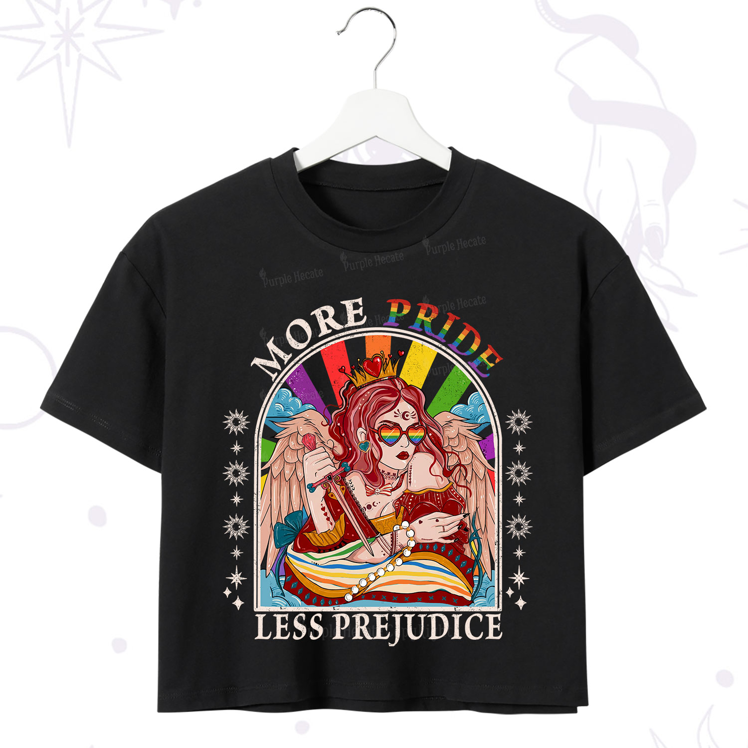 Purplehecate More Pride Less Prejudice Crop T-Shirt