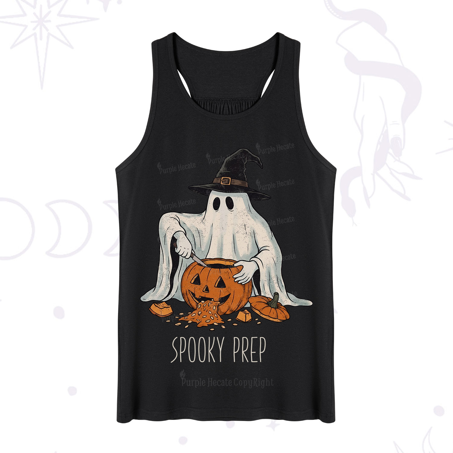 Purplehecate Spooky Prep Ghost Tank
