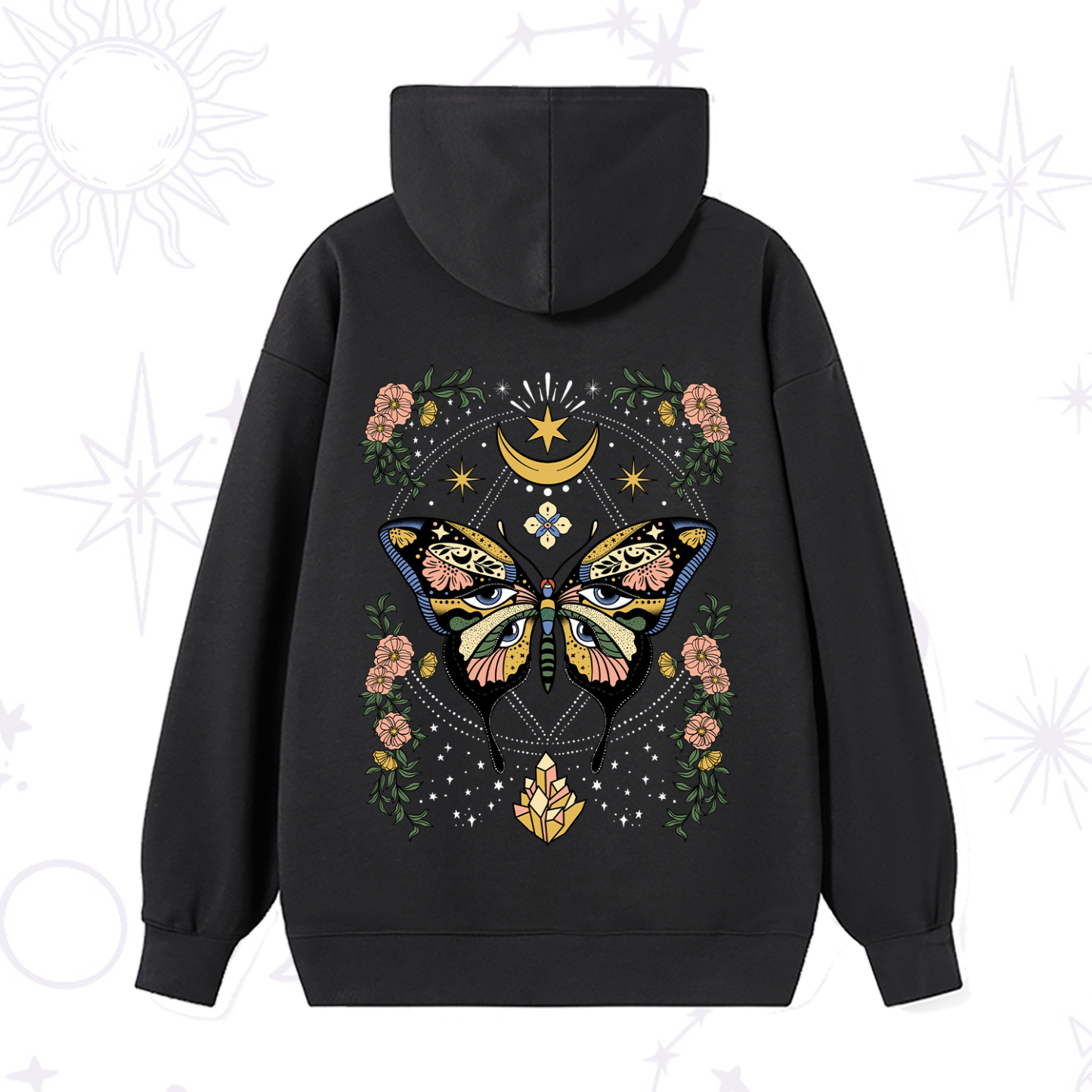 Magic Purplehecate I Am Opening Hoodie