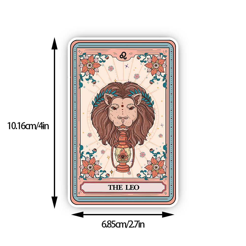 Purplehecate The Leo Tarot Card Sticker