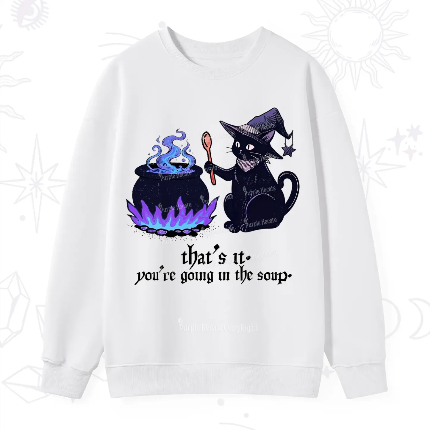 Purplehecate Trust Your Instincts Sweatshirt