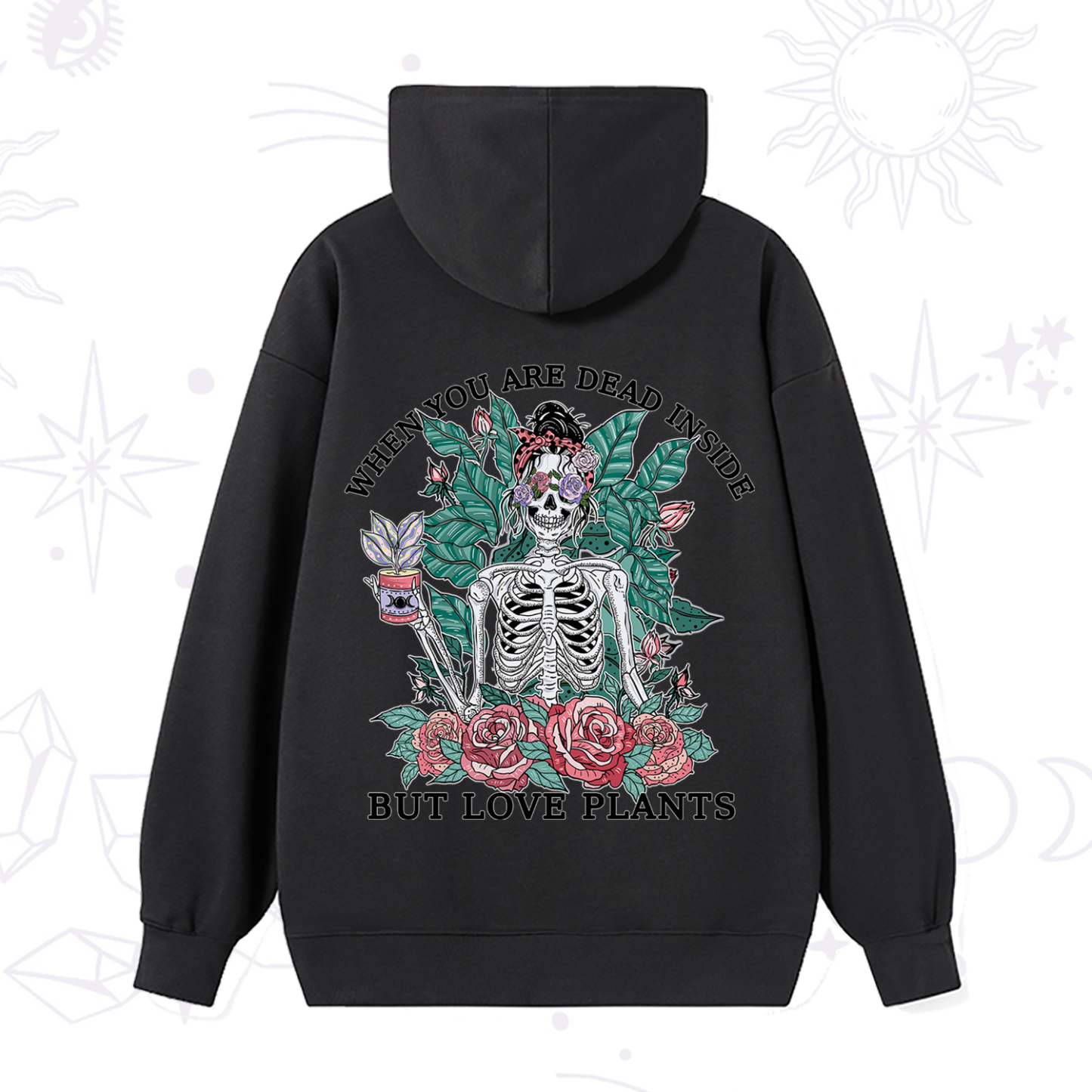 Magic Purplehecate When You Dead Inside Hoodie
