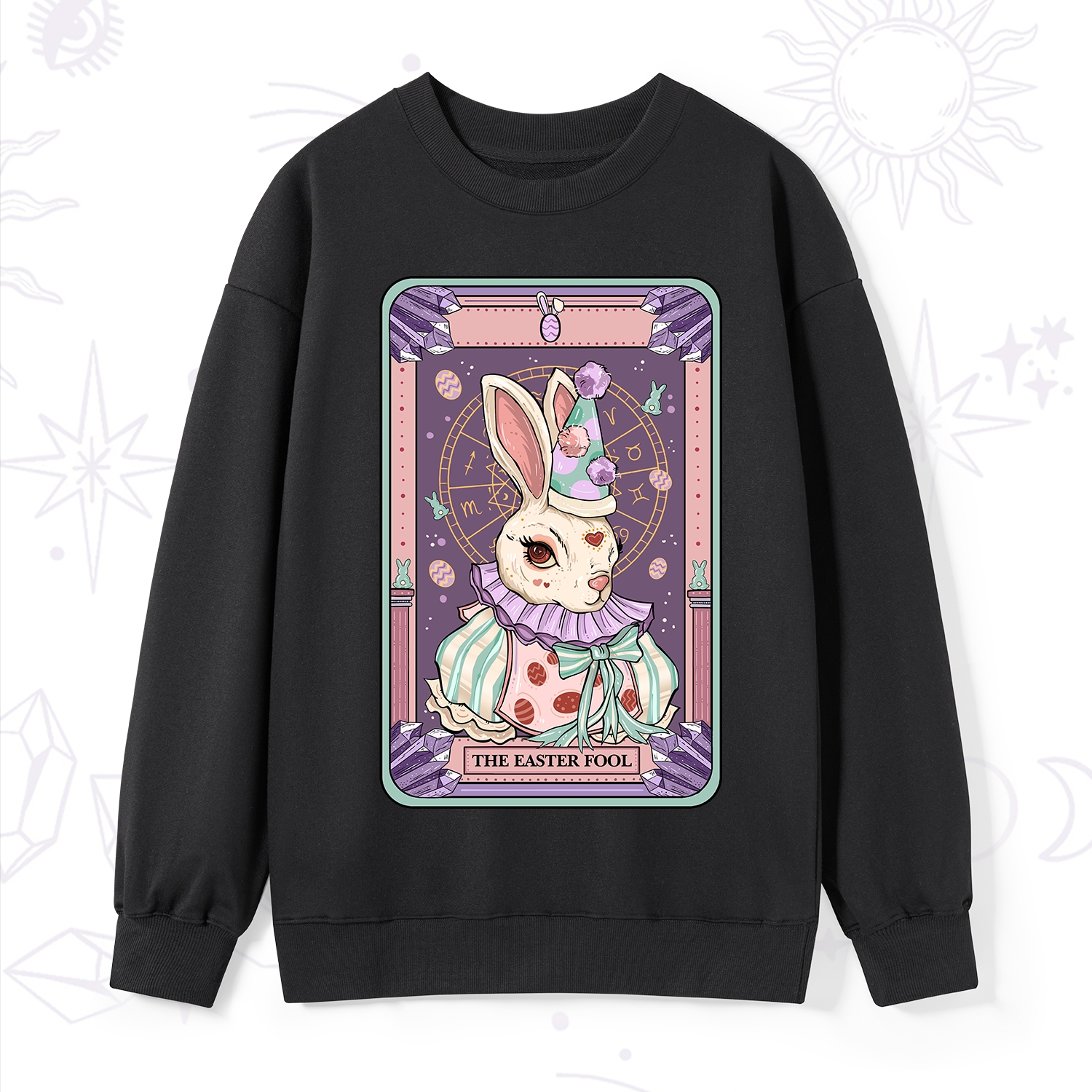Purplehecate The Easter Fool Tarot Sweatshirt