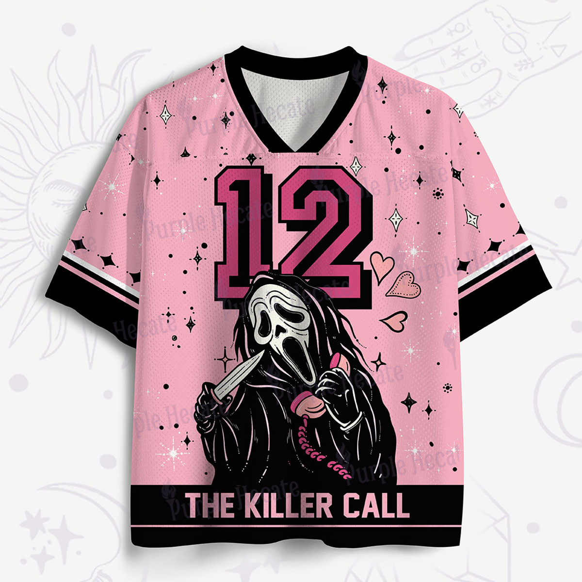 Purplehecate The Killer Call Halloween Mesh Jersey