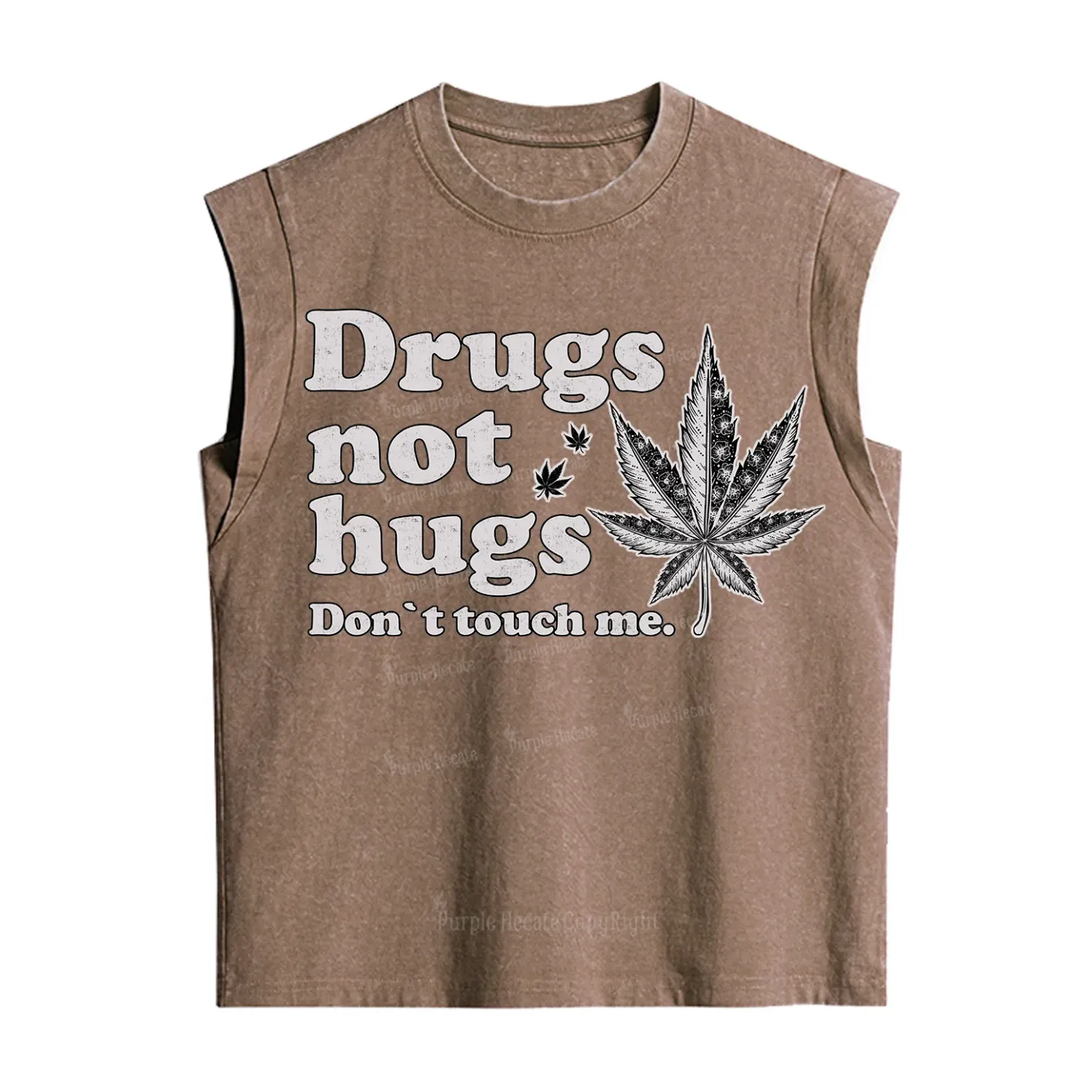 Purplehecate Don't Touch Me Vintage Washed Tank