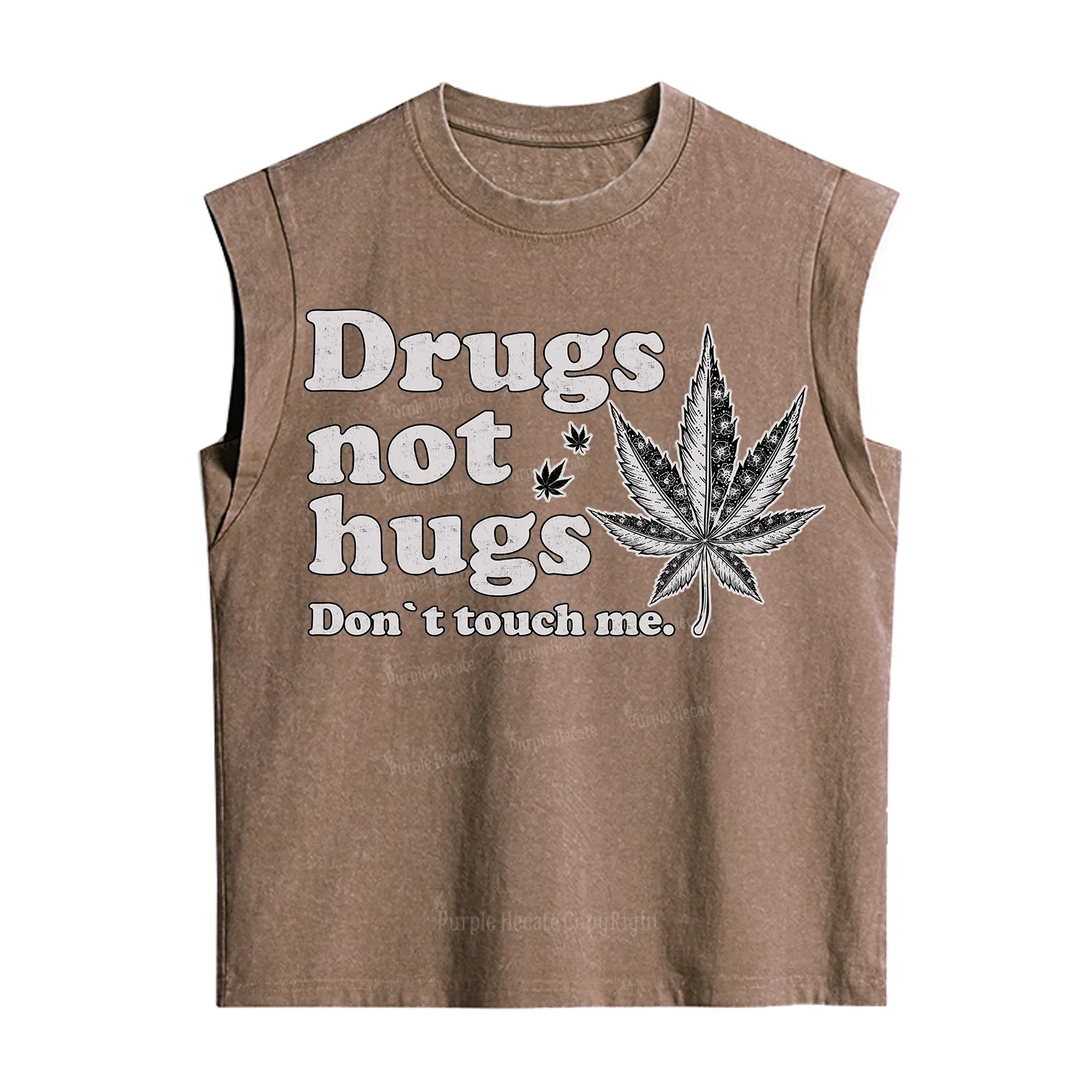 Purplehecate Don't Touch Me Vintage Washed Tank