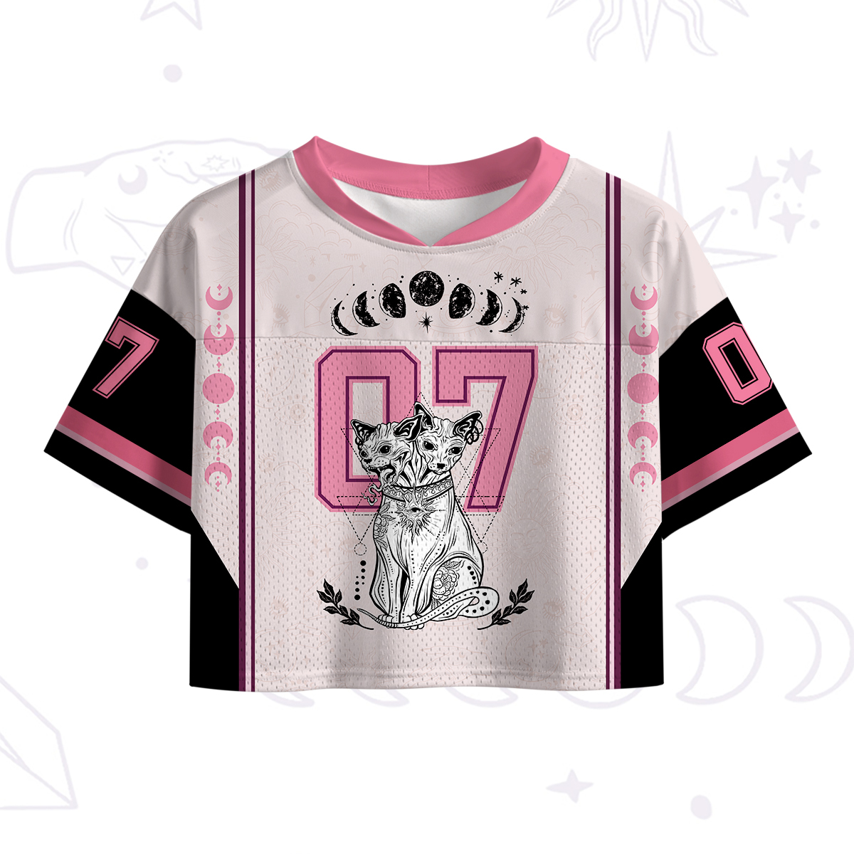 Purplehecate Lunar Guardians 07Crop Sports Jersey