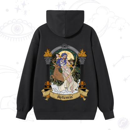 Purplehecate The Huntress Goddess Artemis Hoodie
