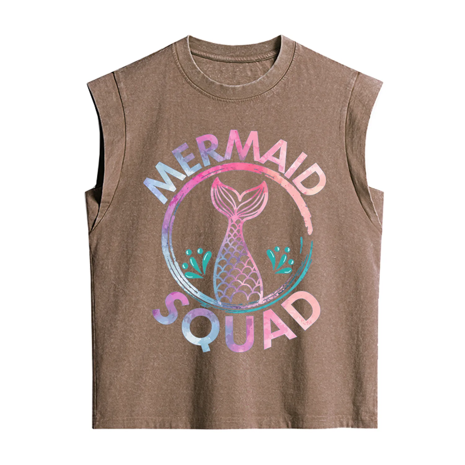 Purplehecate Mermaid Squad Vintage Washed Tank