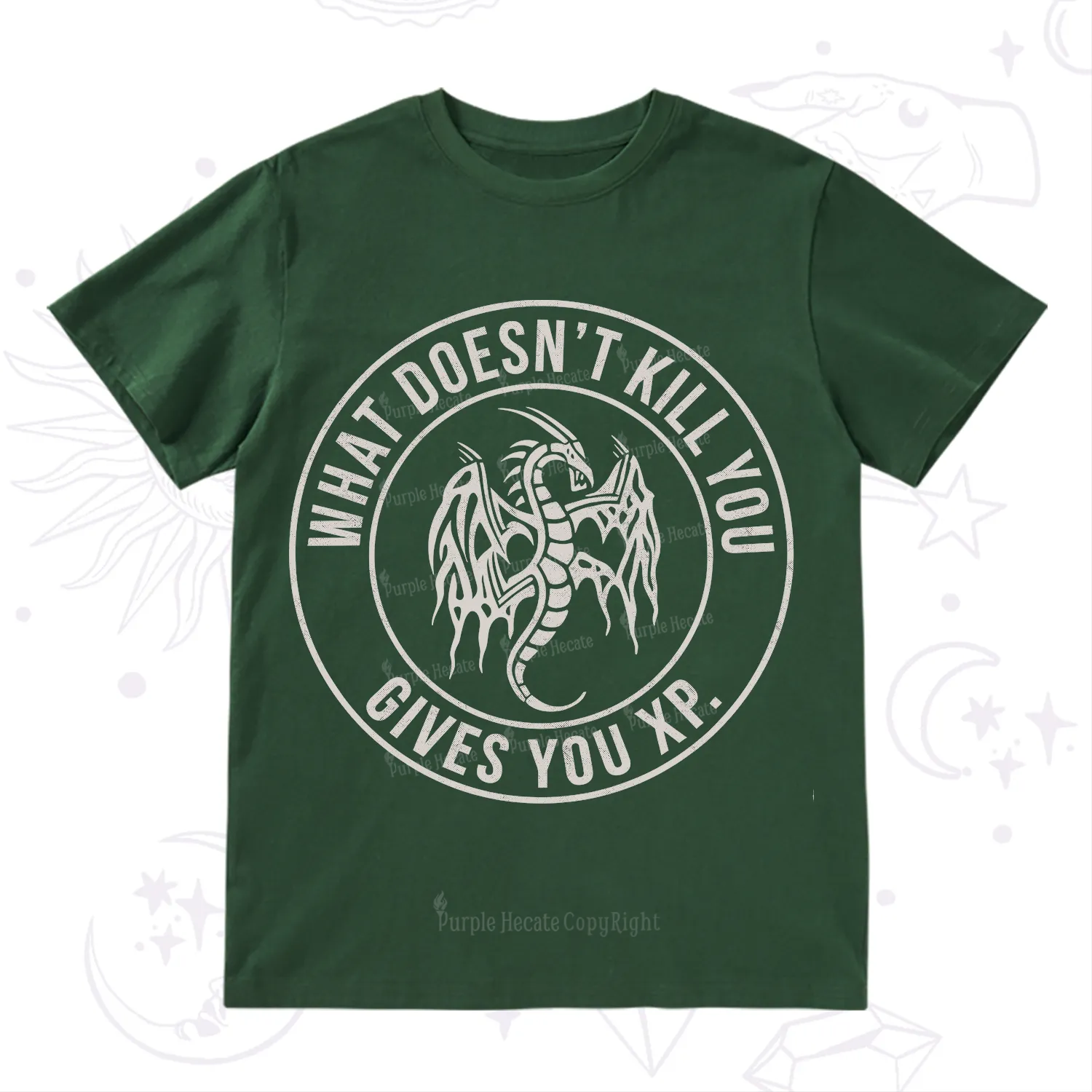 Purplehecate What Doesn't Kill You Gives You XP T-Shirt