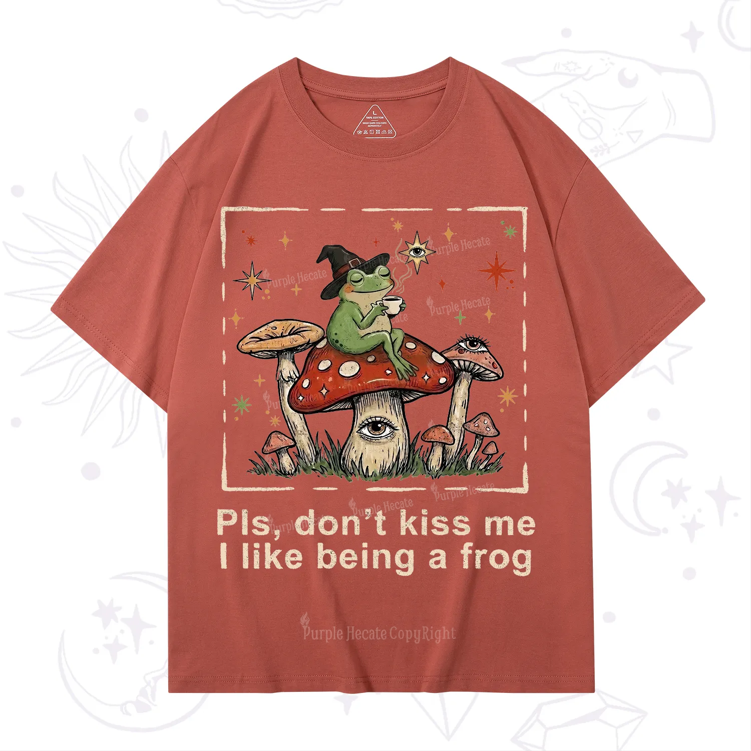 Purplehecate Please Don't Kiss Me I like Being A Frog T-Shirt