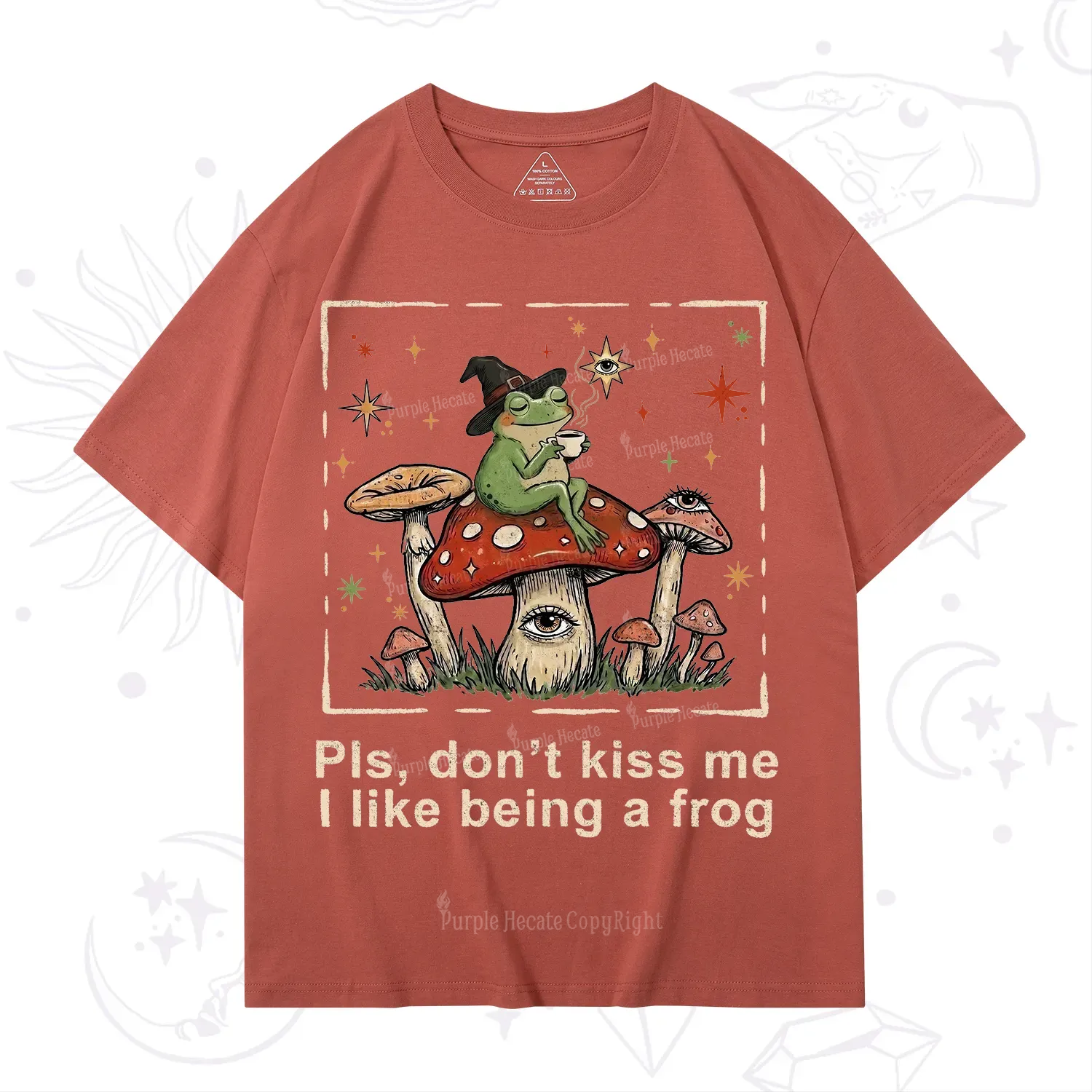 Purplehecate Please Don't Kiss Me I like Being A Frog T-Shirt