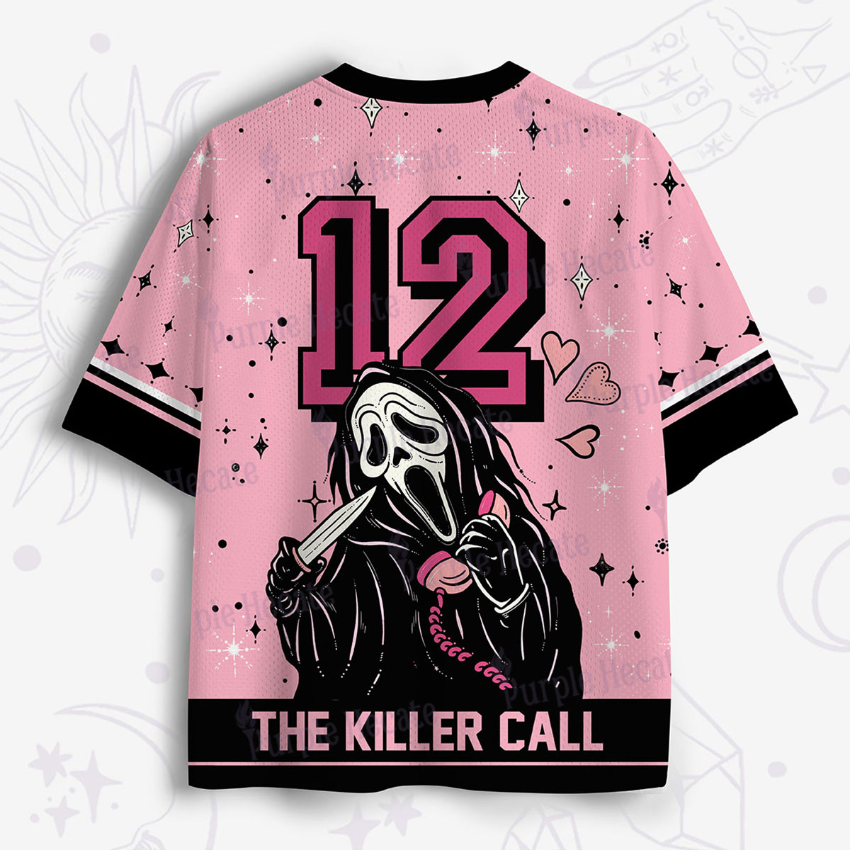 Purplehecate The Killer Call Halloween Mesh Jersey