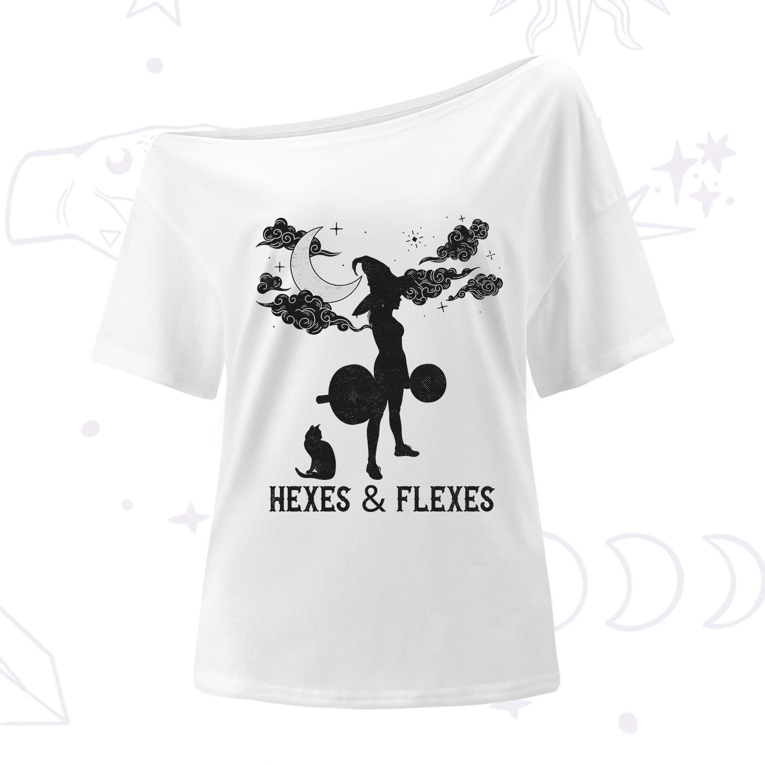Purplehecate Witchy Workout One Shoulder T-Shirt