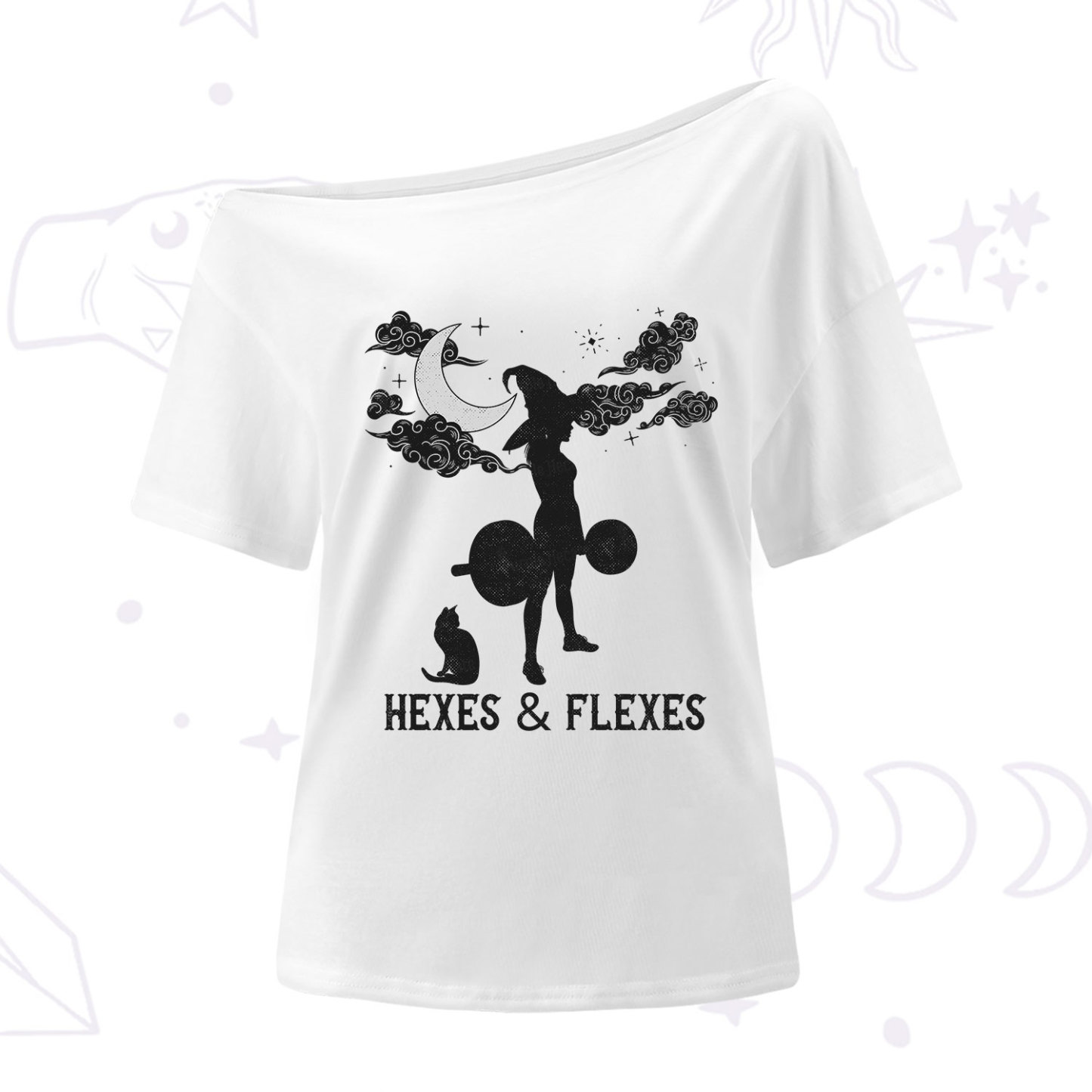 Purplehecate Witchy Workout One Shoulder T-Shirt
