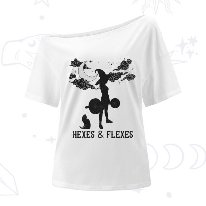 Purplehecate Witchy Workout One Shoulder T-Shirt