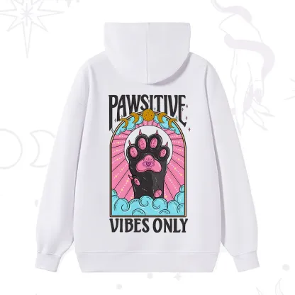 Purplehecate Pawsitive Vibes Only Hoodie