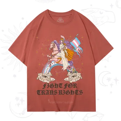 Purplehecate Fight for Trans Rights Knight T-Shirt