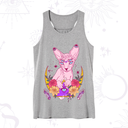 Purplehecate Moon Phase Cat Tank