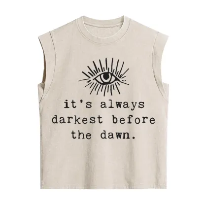 Purplehecate It's Always Darkest Before Dawn Vintage Washed Tank