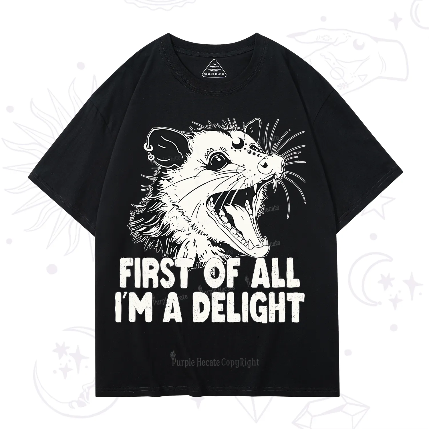 Purplehecate First Of All I'm A Delight T-Shirt