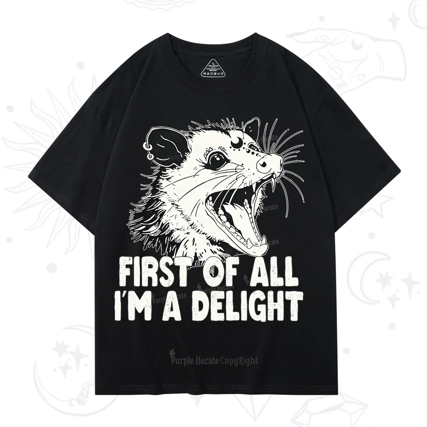 Purplehecate First Of All I'm A Delight T-Shirt