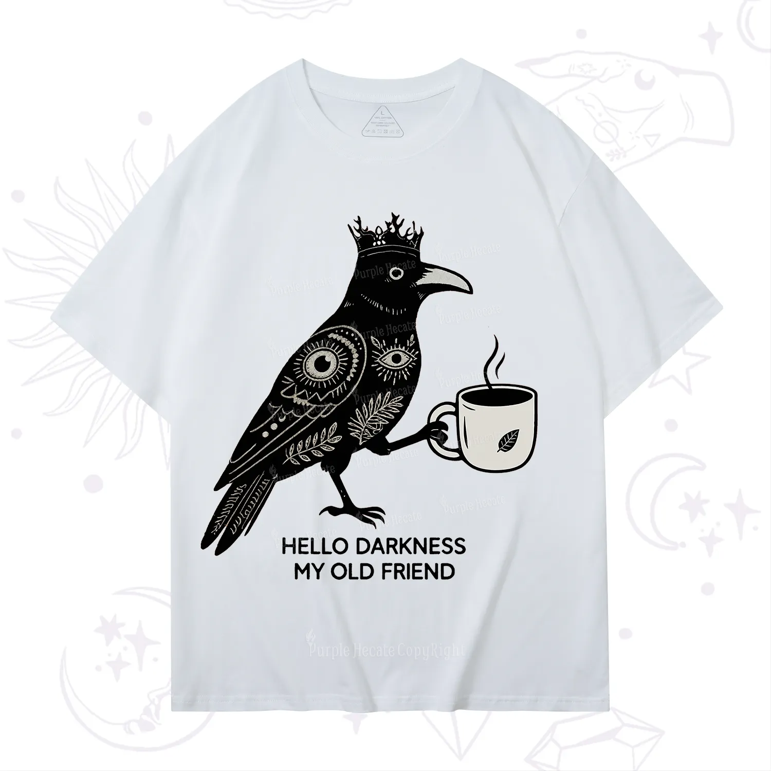 Purplehecate Hello Darkness My Old Friend T-Shirt