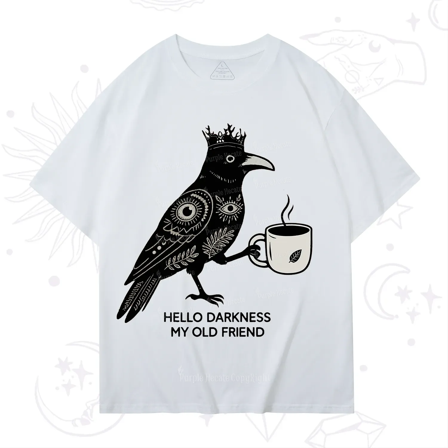 Purplehecate Hello Darkness My Old Friend T-Shirt